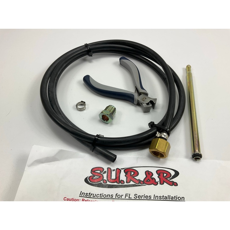 SUR&R FL120 Front Fuel Return Line 1988-1995 Chevy/GMC Truck, Line Size: 5/16''