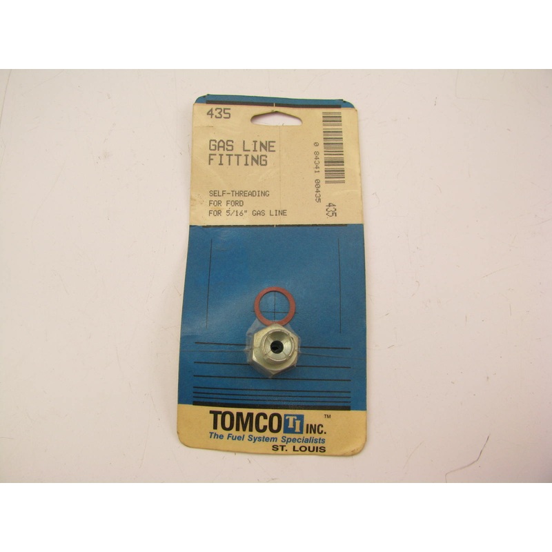 Tomco 435 Self Threading Gas Line Fitting 5/16'' For Carburetor