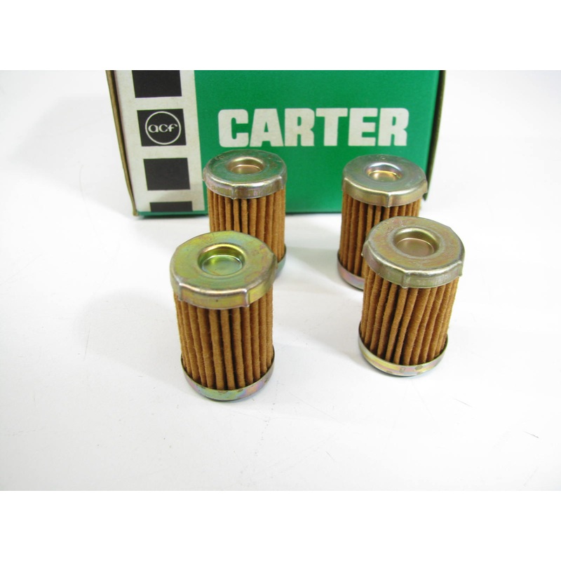 (4) Carter 30-194 Fuel Filter Element - Replacement Cartridges