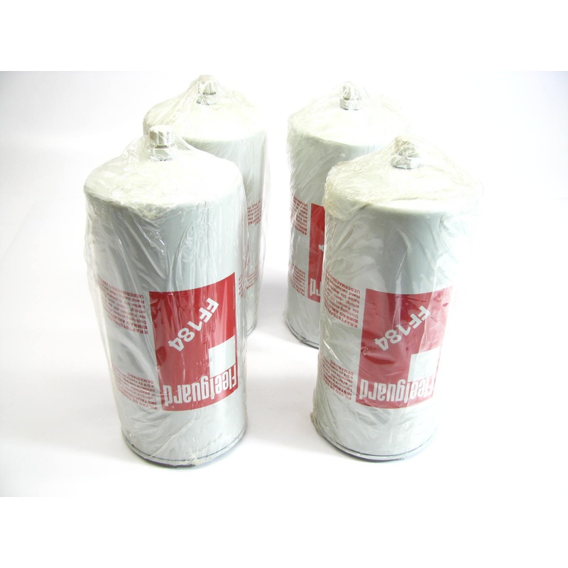 (4) Fleetguard FF184 Fuel Filter Replaces P1112 33341 F70062 LFP3692F P559249