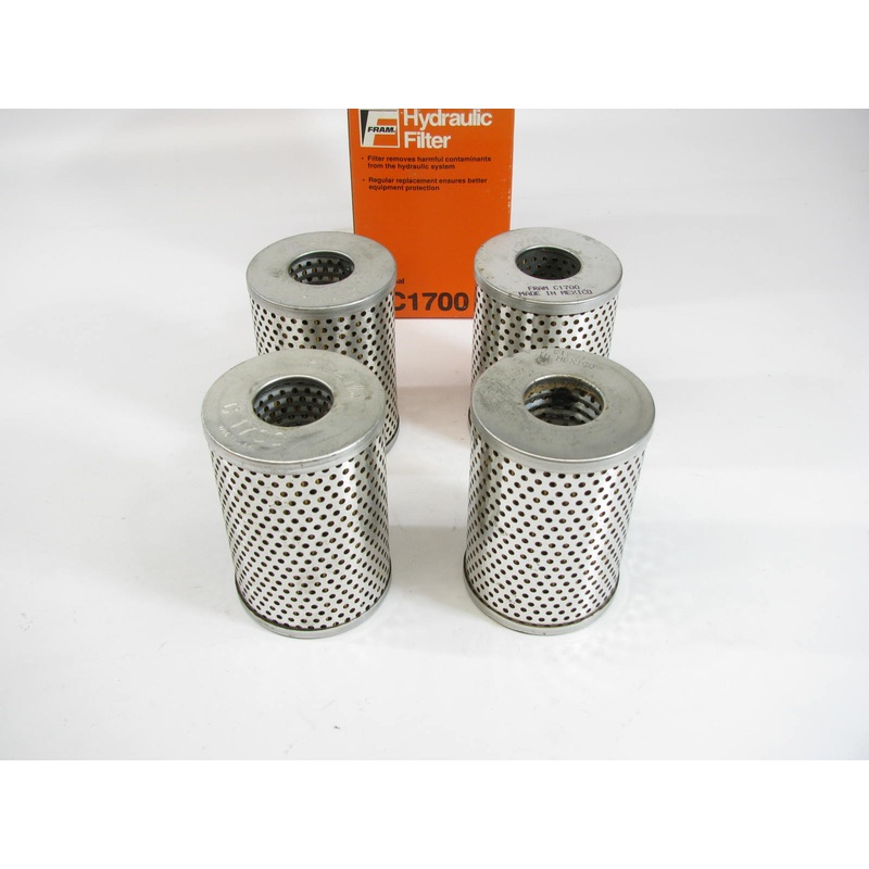 (4) Fram C1700 Power Steering Hydraulic Filters For Towmotor Forklift  51418