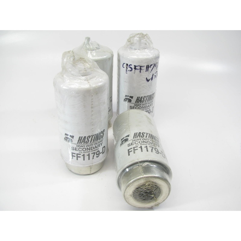 (4) Hastings FF1179-D Fuel Filter For Komatsu Forestry Equipment