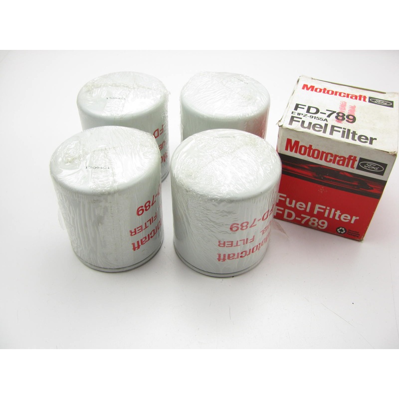 (4) Motorcraft FD-789 Fuel Filter