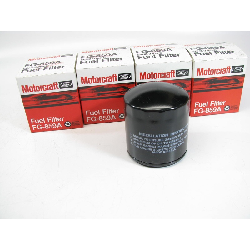 (4) Motorcraft FG-859-A Fuel Filter Replaces P6503 33996 F55997 LFF8060 FF907