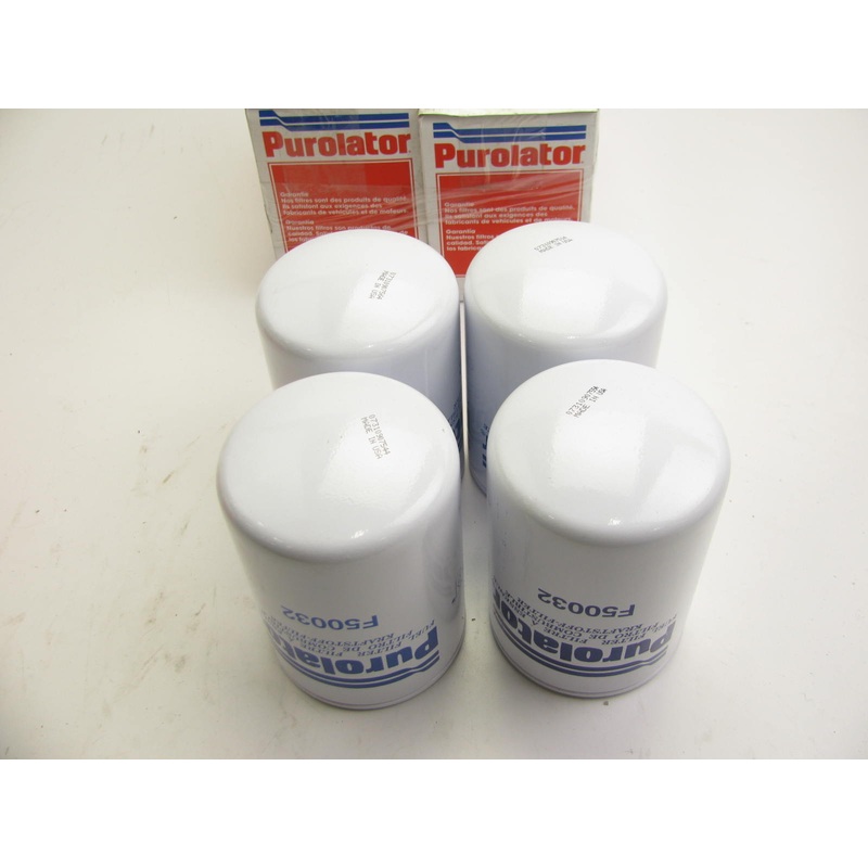 (4) Purolator F50032 Fuel Filter Replaces 33368 FP3693F TP1125 FG772 P779408
