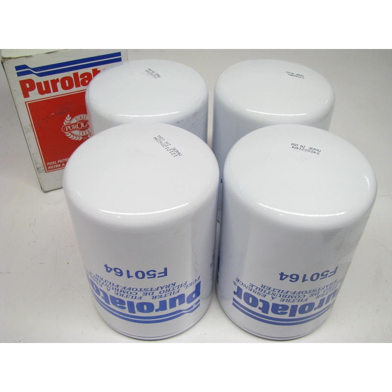 (4) Purolator F50164 Fuel Filter Replaces P1106 33351 FP230F FF972 FF201 BF962