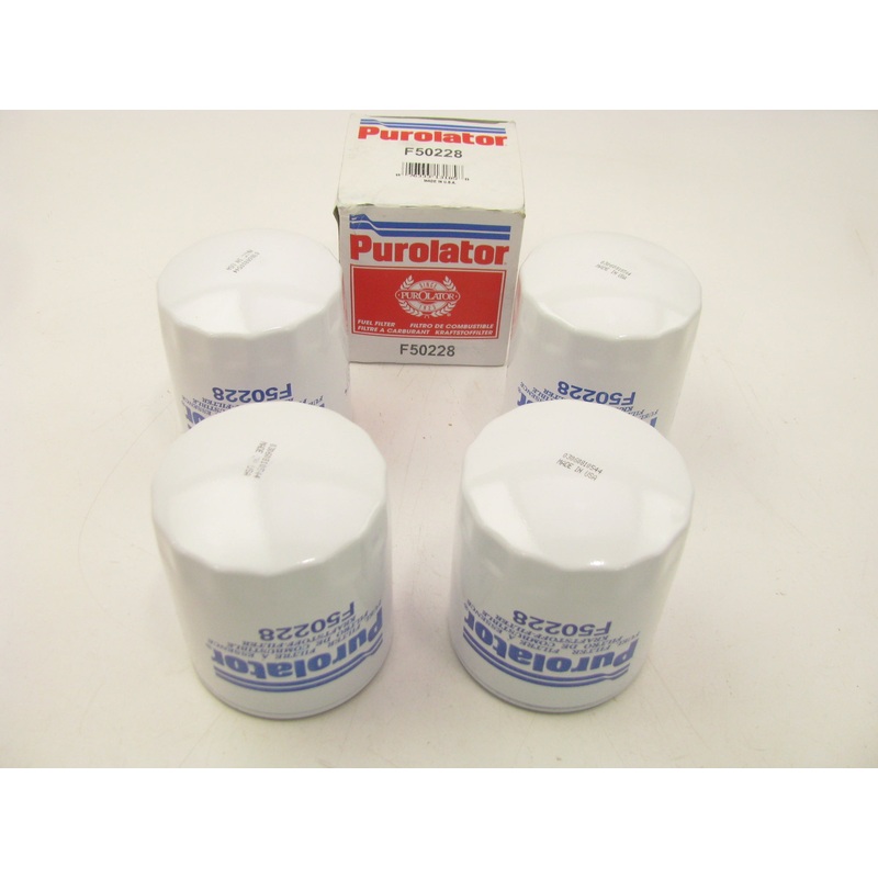(4) Purolator F50228 Fuel Filter