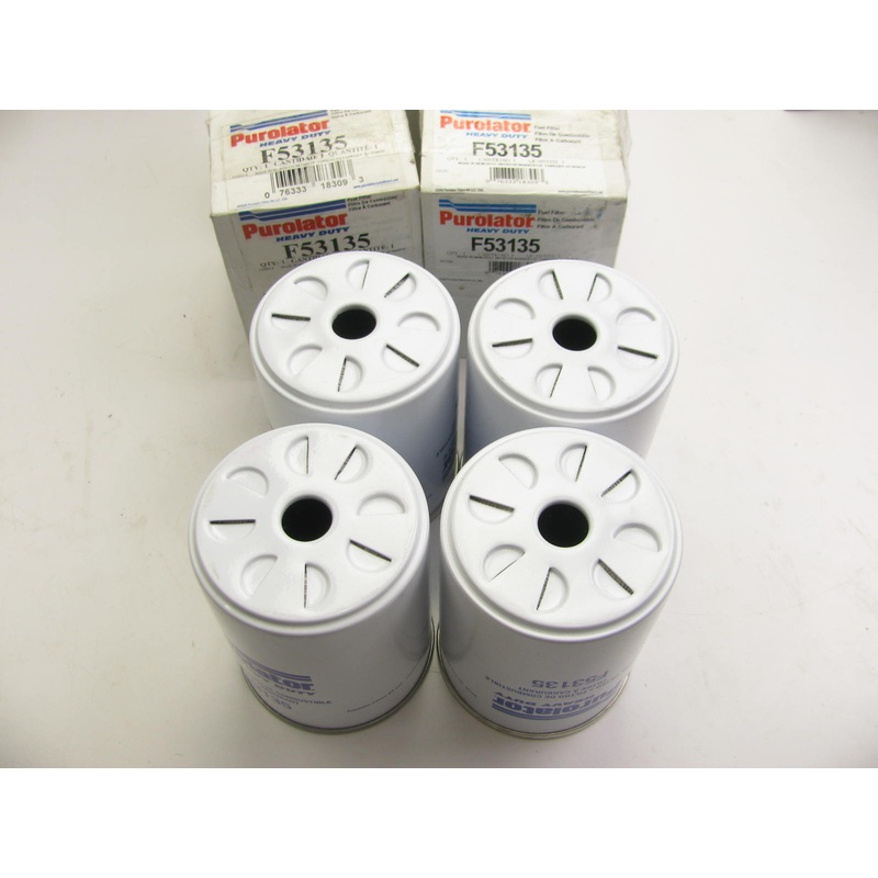 (4) Purolator F53135 Fuel Filters