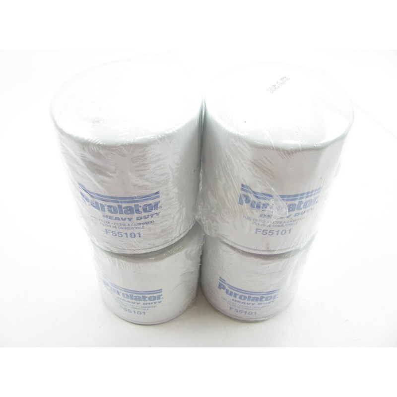(4) Purolator F55101 Diesel Fuel Water Separator Filter Replaces PS3808 33226