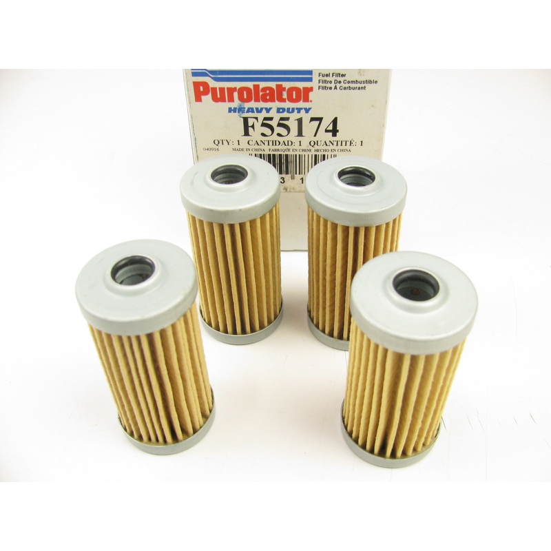 (4) Purolator F55174 Fuel Filter Replaces C7516 33262 L3541F FF880 FF5260