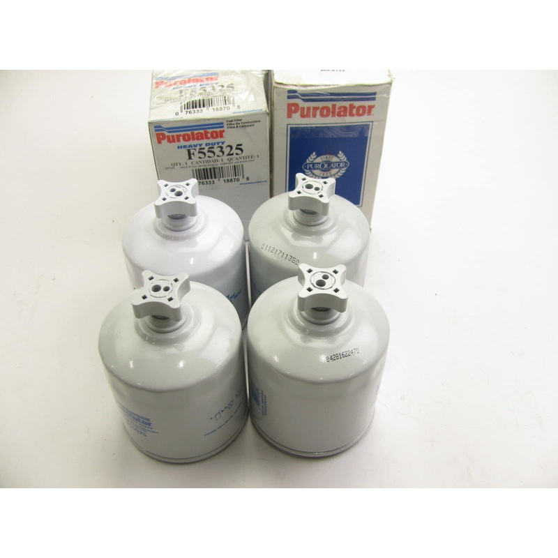(4) Purolator F55325 Fuel Filters