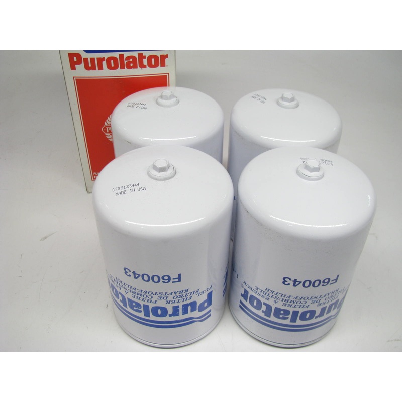(4) Purolator F60043 Fuel Filter Replaces P3401 33357 L60043 LK136C FF989 FS1280