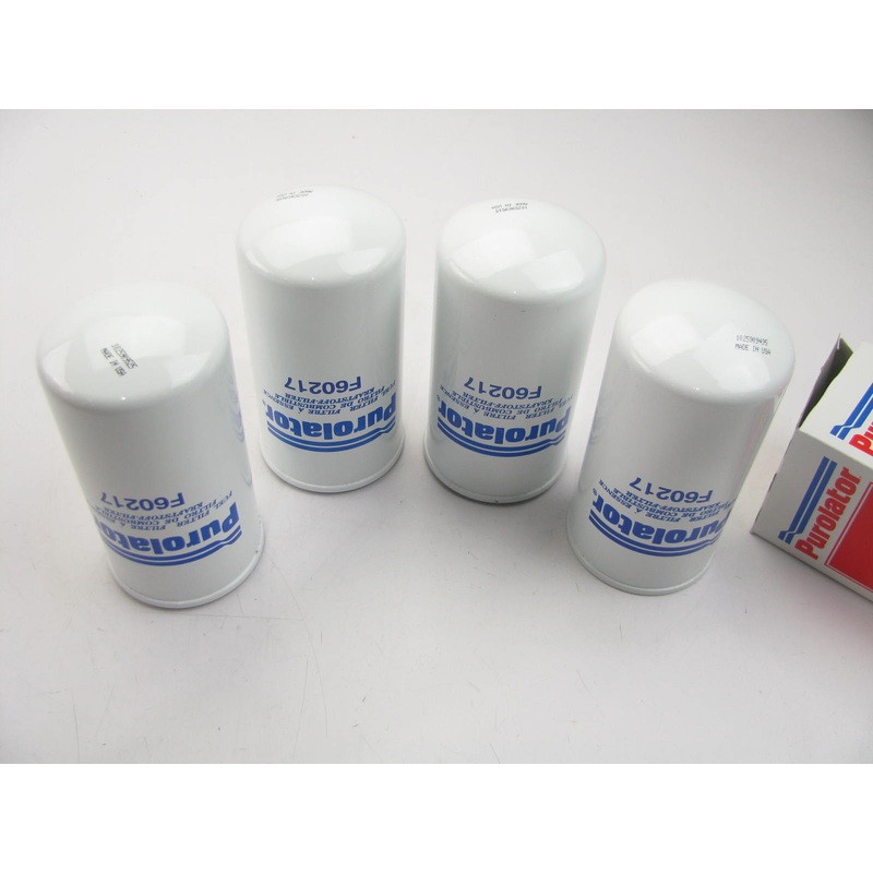 (4) Purolator F60217 HD Secondary Spin-On Fuel Filter