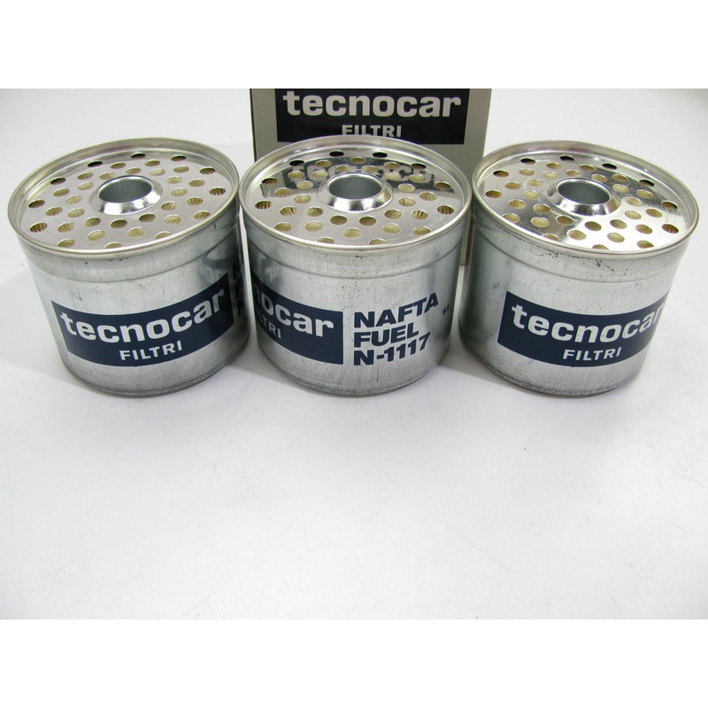 (3) Tecnocar N1117 Fuel Filters - Replaces FLEETGUARD FF167A, WIX 33166