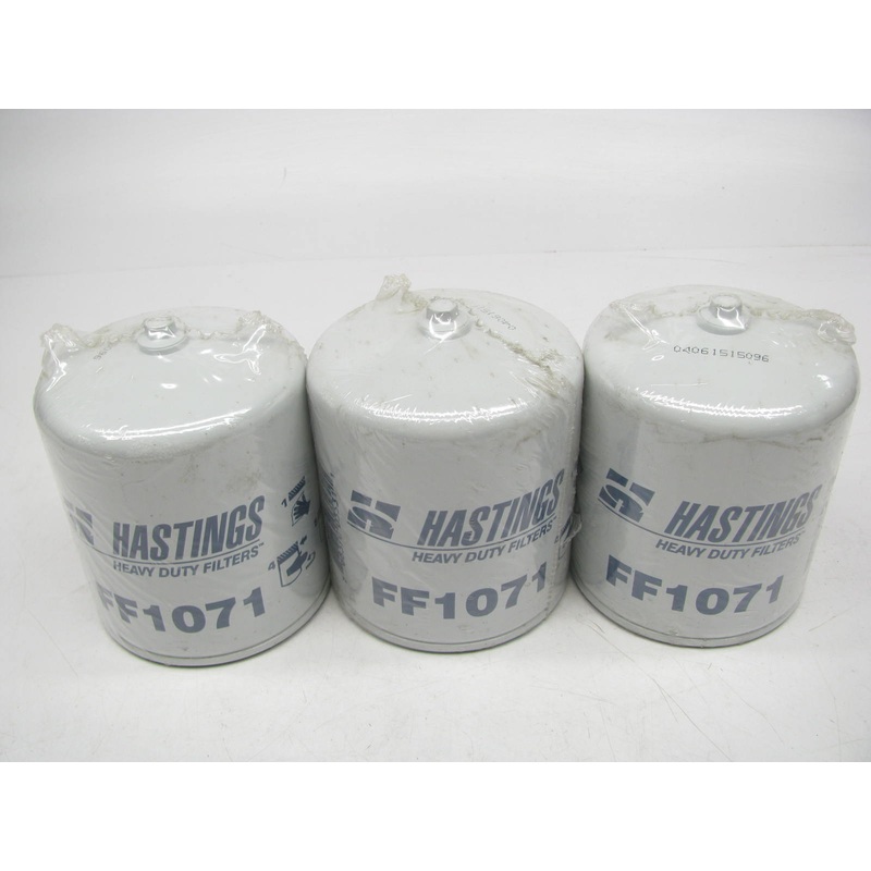 (3) Hastings FF1071 Fuel Filter For John Deere, Kubota, Koehring