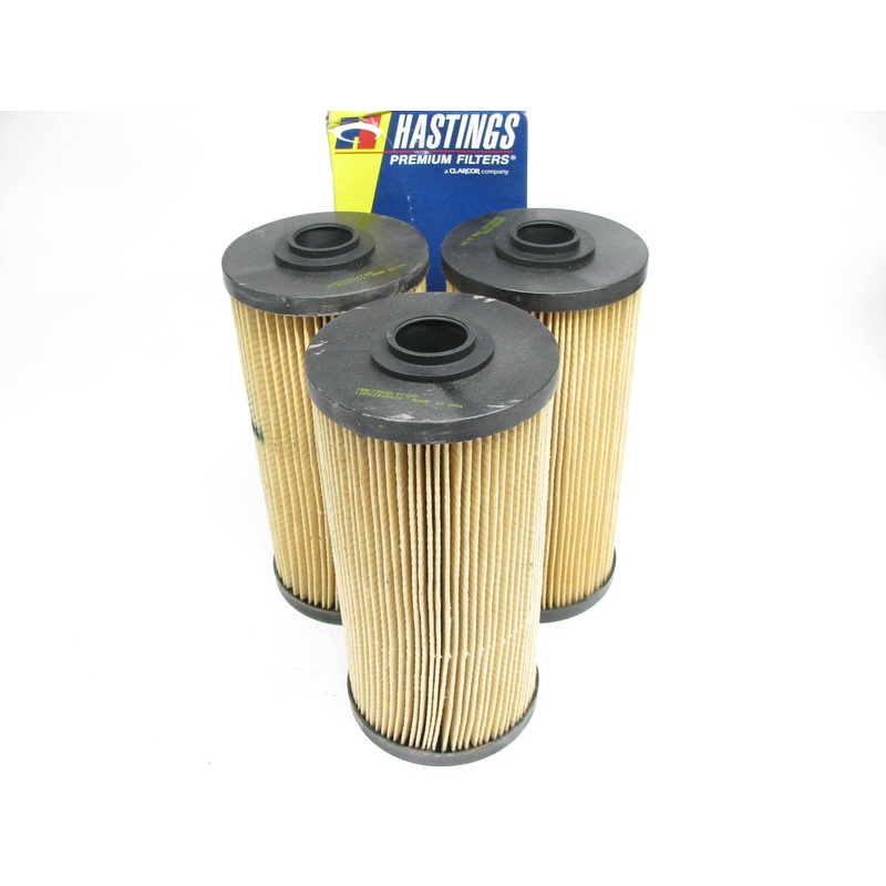(3) Hastings FF1210 Fuel Filter For John Deere, Hitachi Excavators