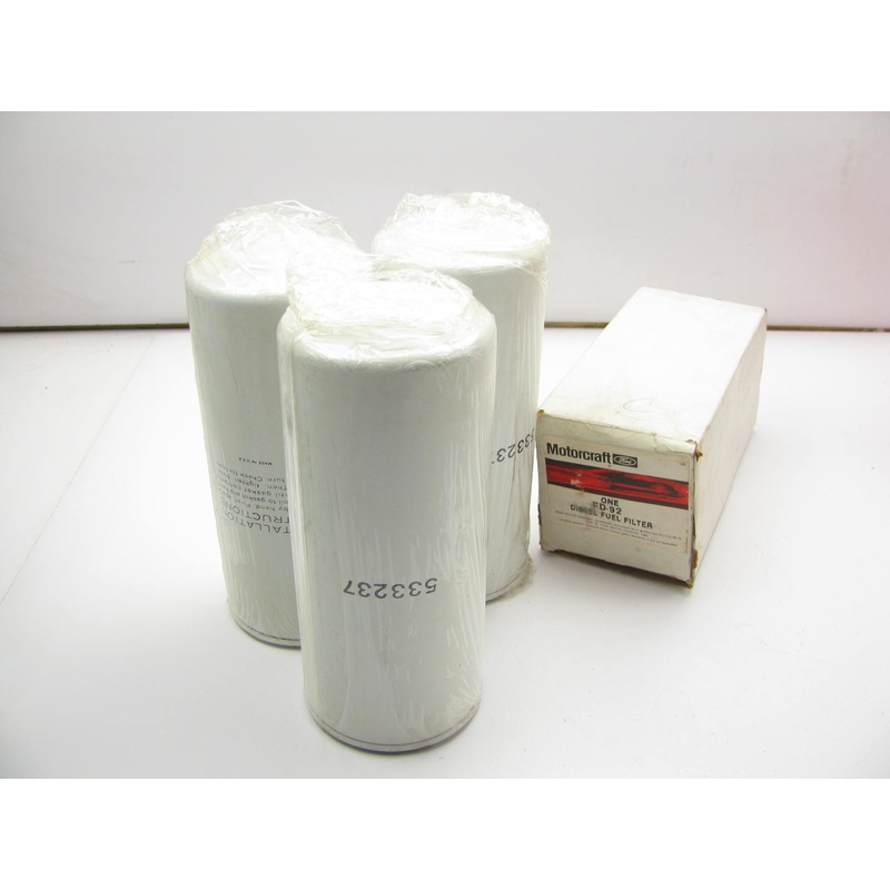 (3) Motorcraft FD-92 Fuel Filter Replaces P1108 33336 LK82I FF986 FF5067 P559275