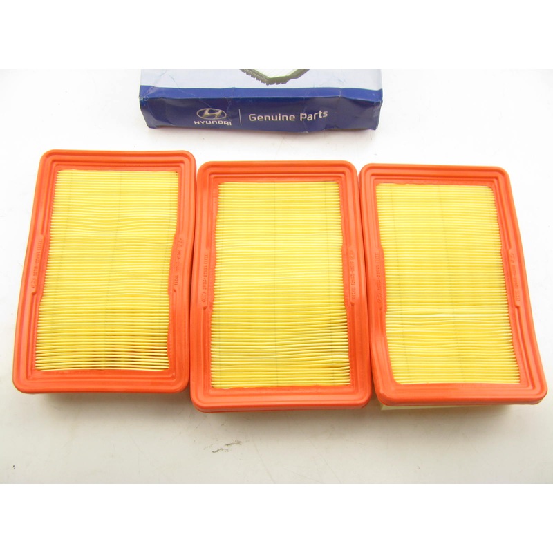 (3) NEW GENUINE Engine Air Filter OEM For 95-99 Hyundai Accent 2811322051