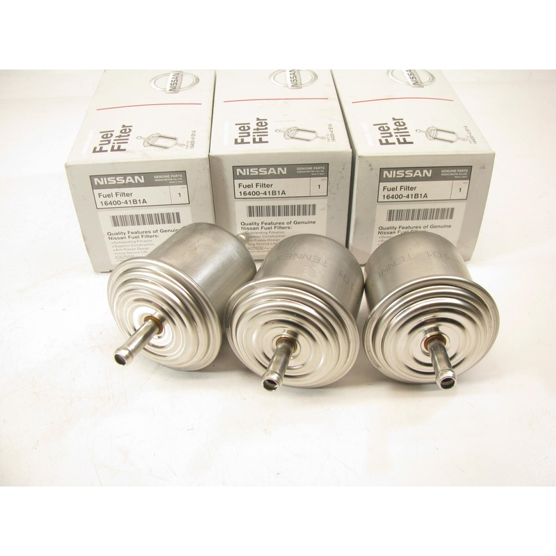 (3) NEW GENUINE OEM 16400-41B1A In-Line Fuel Filters For Nissan
