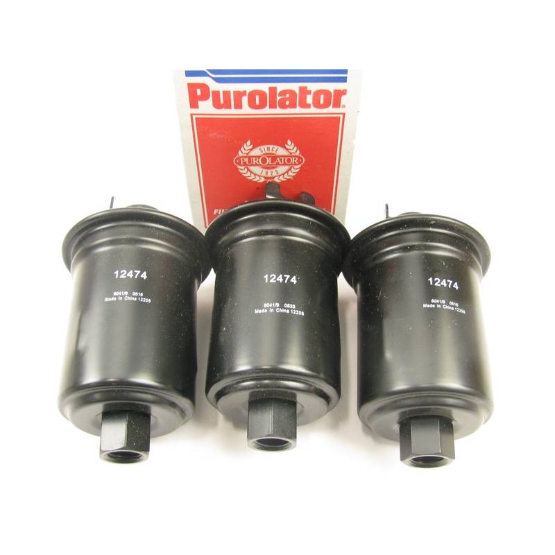 (3) Purolator F44605 Fuel Filter