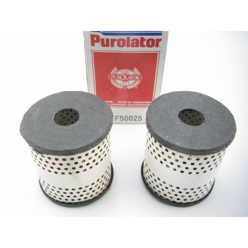 (2) Purolator F50025 Fuel Filter