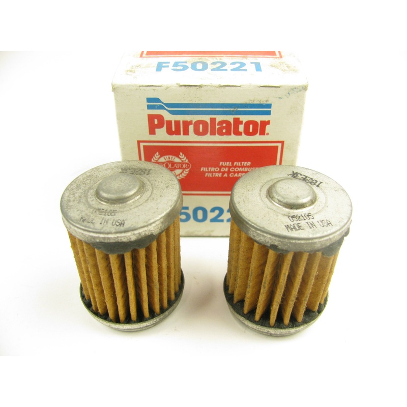 (2) Purolator F50221 Fuel Filter