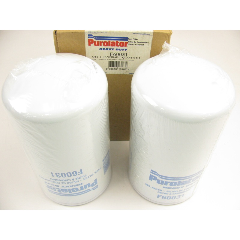 (2) Purolator F60031 Fuel Filter For 1989-1991 Mack CH