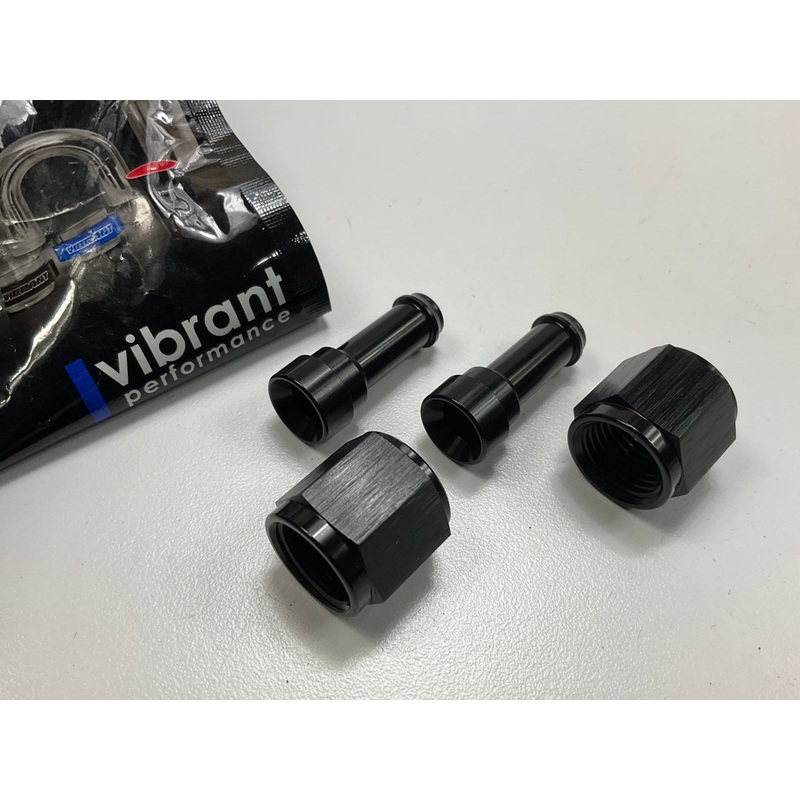(2) Vibrant Performance 11215 Female -6An To 5/16 Barb Fitting