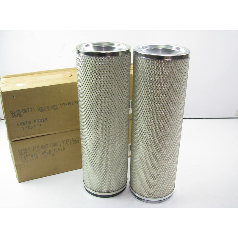 (2) Luberfiner LAF1814 Engine Air Filters For 1984-1992 Hino
