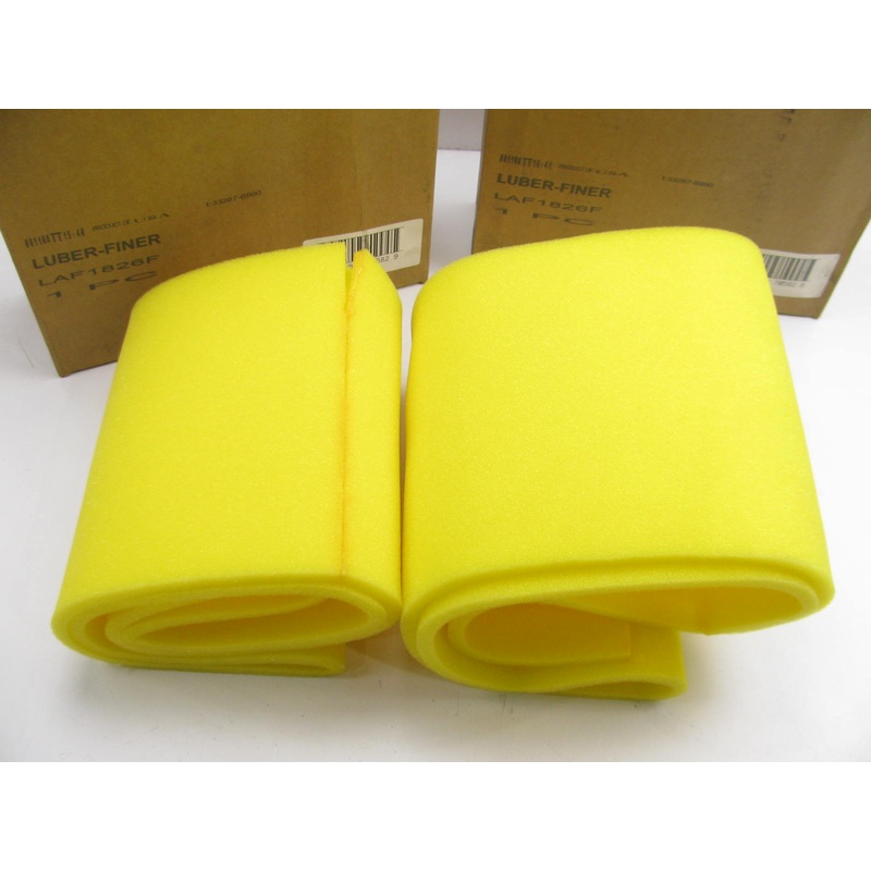 (2) Luberfiner LAF1826F Air Filter Foam Wrap For LAF1826; CAT 8N-2555