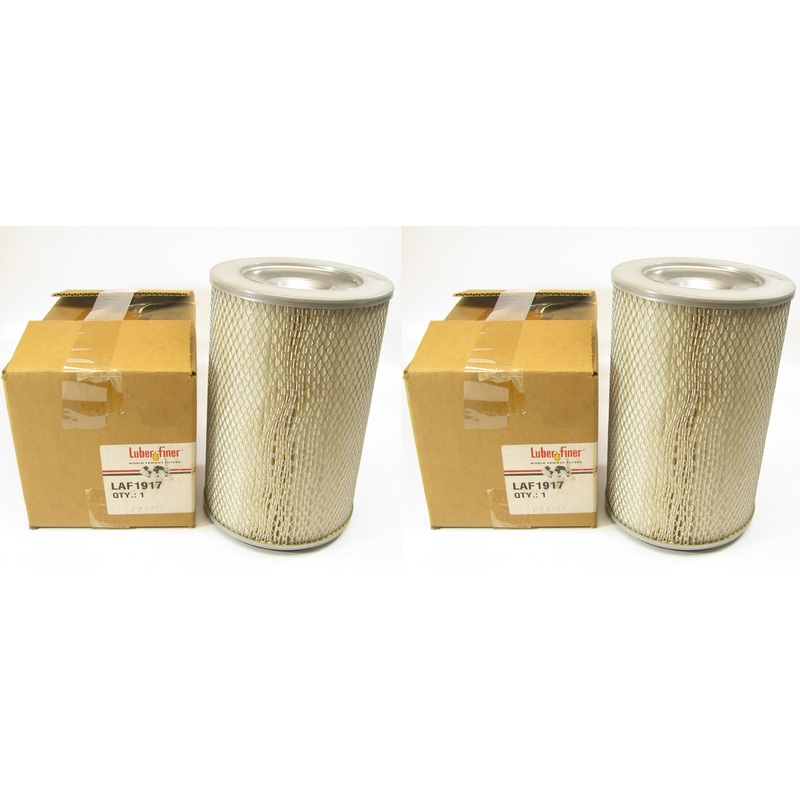 (2) Luberfiner LAF1917 Engine Air Filters For John Deere, Komatsu - PAIR