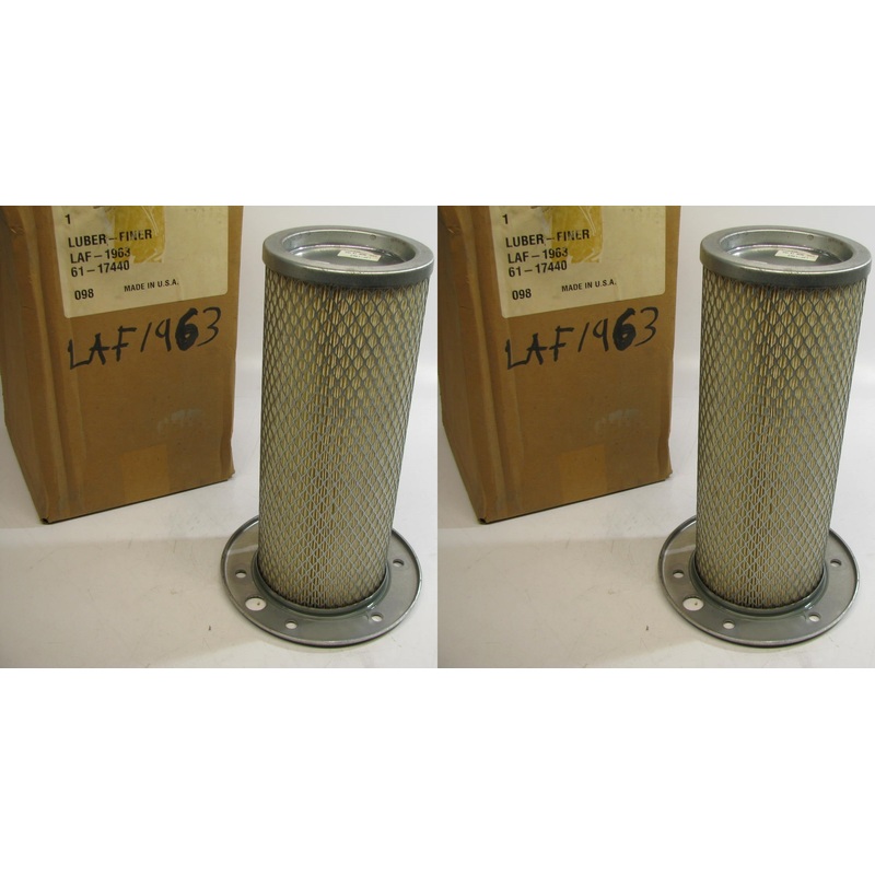 (2) Luberfiner LAF1963 Air Filters Replaces A54437 6511 46511 AF2067 AK9 88511