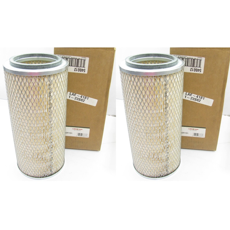 (2) Luberfiner LAF4181 Engine Air Filters For 1090 Tractor W/ A451BD - PAIR
