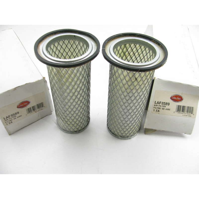 (2) Luberfiner LAF8589 Air Filter For JCB Backhoes, Excavators, Skid Steer