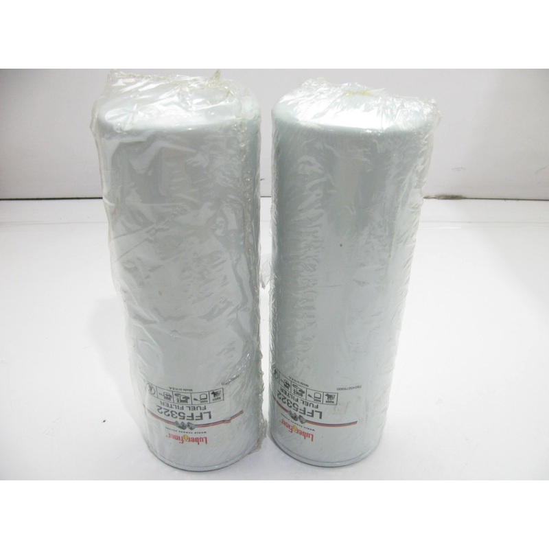 (2) Luberfiner LFF5322 Fuel Filter Replaces P8336 33527 FF1089 BF7631 P551312