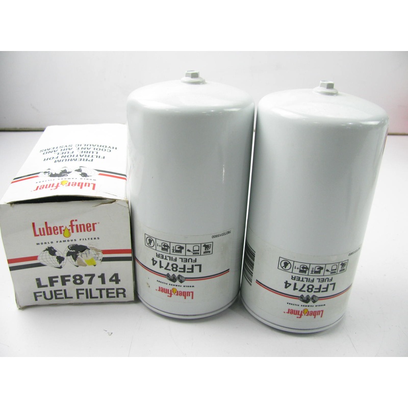 (2) Luberfiner LFF8714 Fuel Filters For Allis-Chalmers 7060, 7080 Tractors