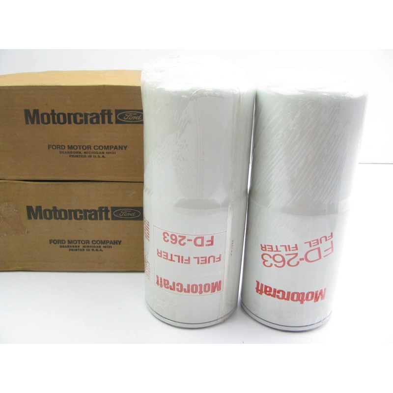(2) Motorcraft FD-263 Fuel Filter Replaces E1HZ-9365-A P3430A 33116 F70134