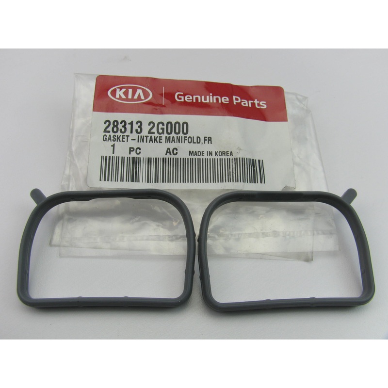 (2) NEW GENUINE FRONT Engine Intake Manifold Gasket OEM For 09-13 KIA 2.0L 2.4L