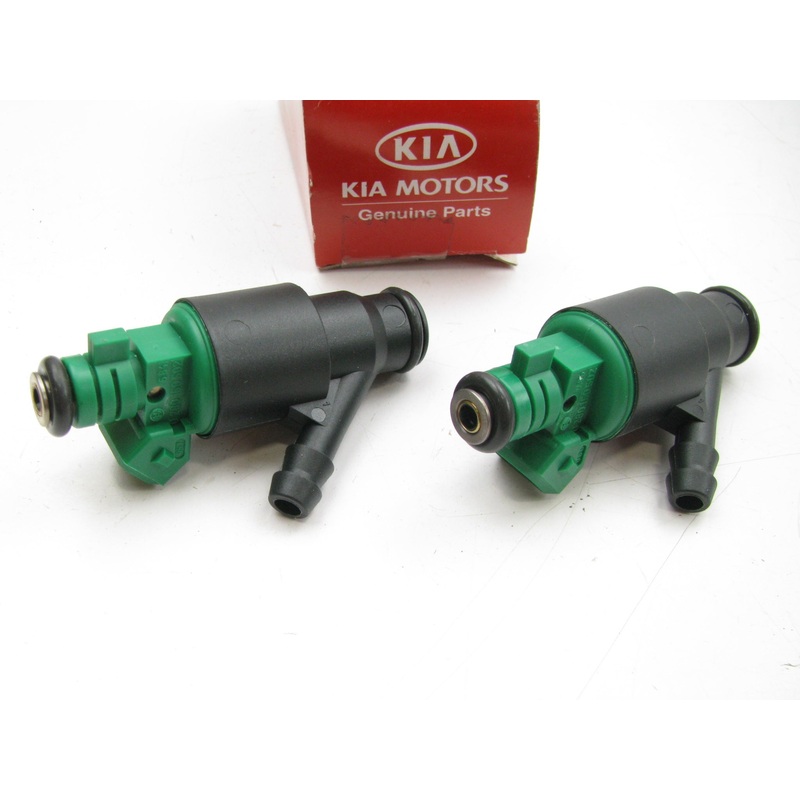 (2) New Genuine OEM Fuel Injectors For 95-02 Kia Sportage 2.0L 0K01D13250