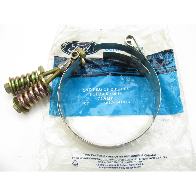 (2) NEW - OEM Ford F0HZ-6K786-H Air Cooler Clamp 1989-1998 3306C