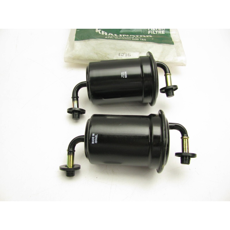 (2) Kralinator G216 Fuel Filters For 1992-2002 Mazda 2.3L-3.0L V6