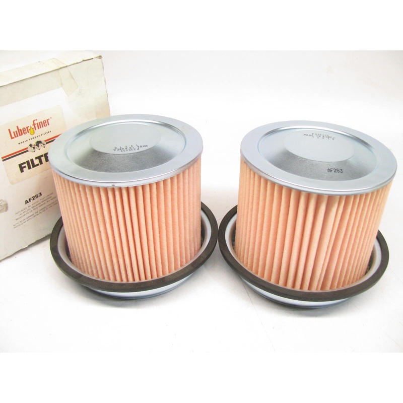 (2) Luberfiner AF253 EXTRA GUARD Metal End Air Filters