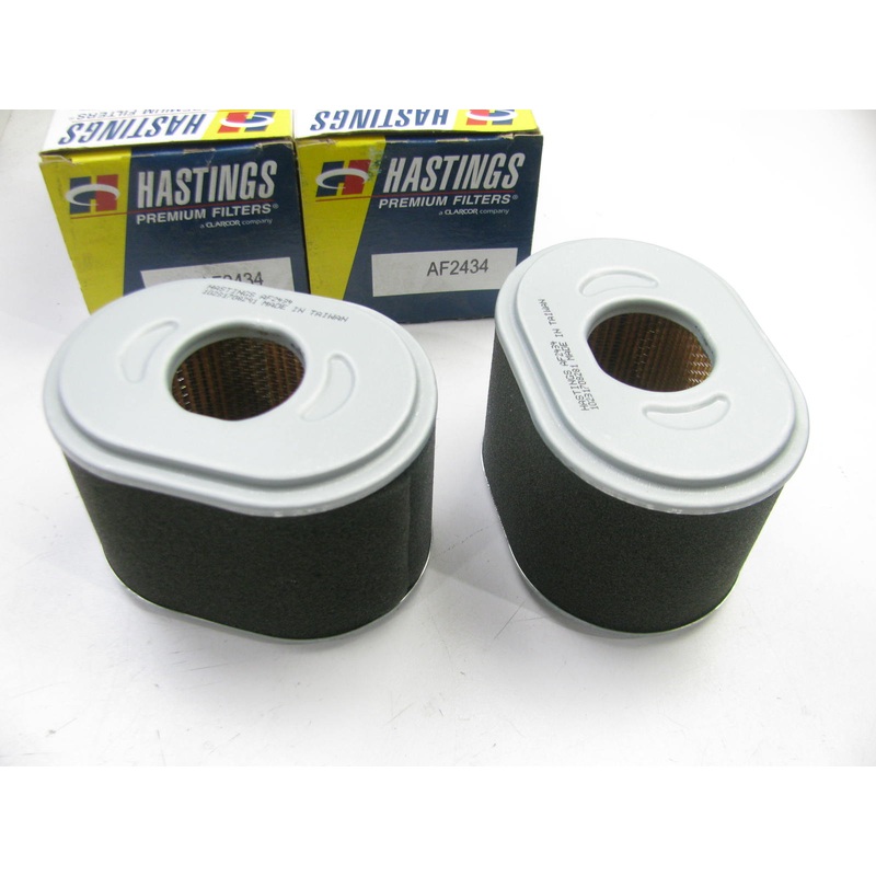 (2) Hastings AF2434 Air Filters 42323 AF25472 PA4820 87323 For Honda GX160 GX200