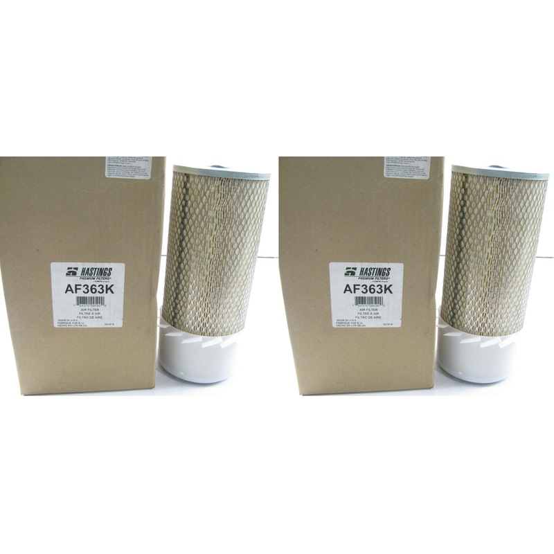 (2) Hastings AF363K Engine Air Filters LAF1734 CAK2521 AF1830KM P130760 PA238