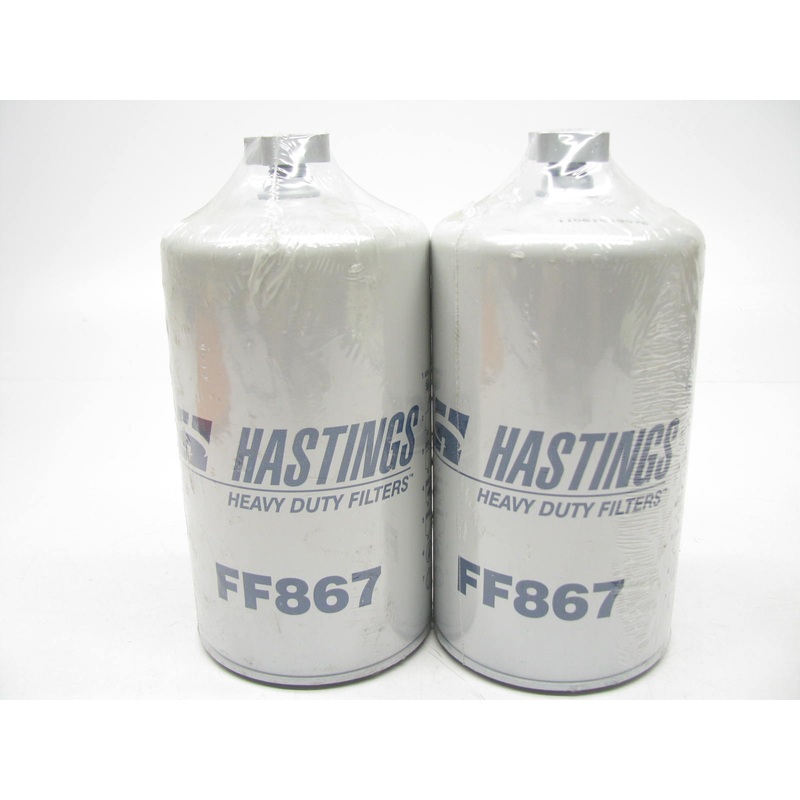 (2) Hastings FF867 Fuel Filter Replaces P1118 33341 F60132 LFP3854 FS1225 BF979