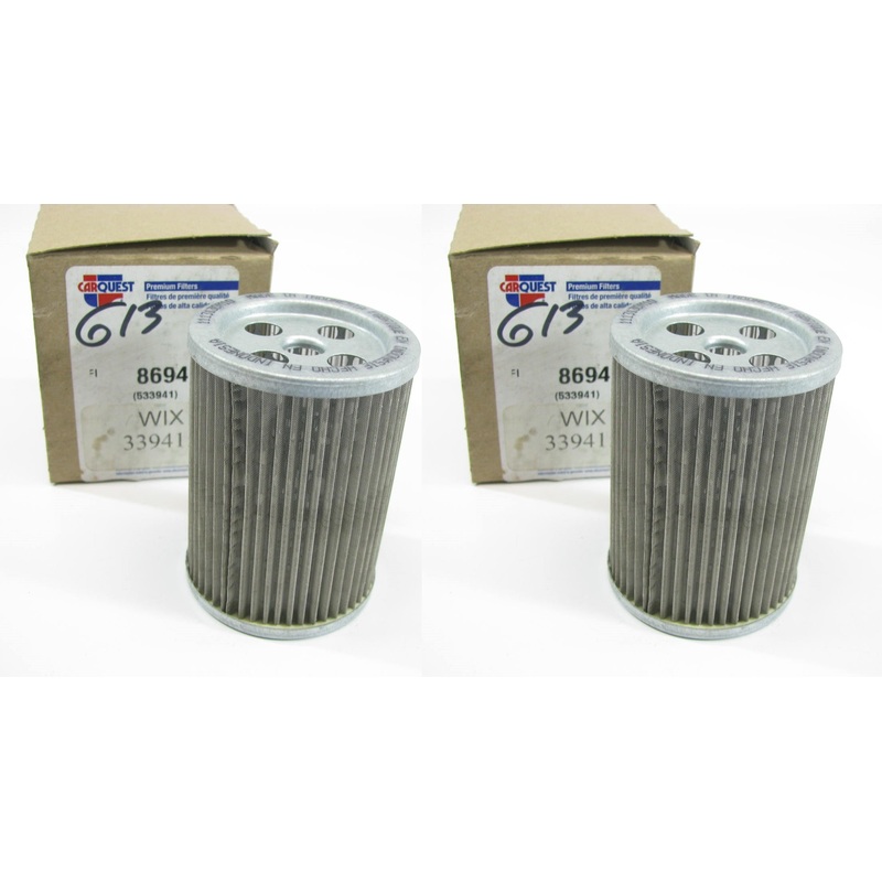 (2) Carquest 86941 Fuel Filters Replaces Wix 33941 C7523 F50181 FF872 FF5527