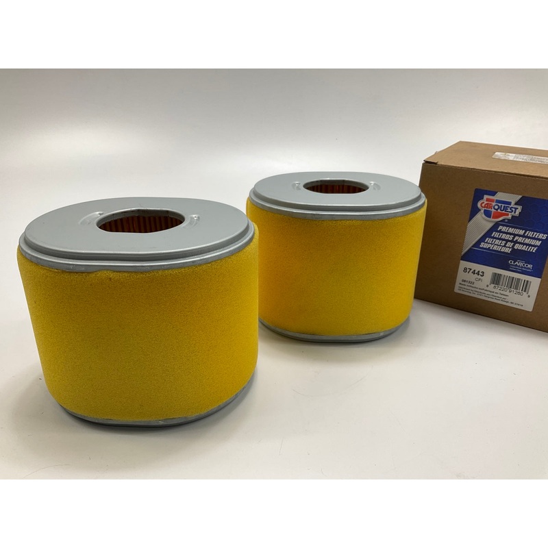 (2) Carquest 87443 Air Filter - Honda GX340 GX390 17210-ZE3-822, 17210-ZE3-505