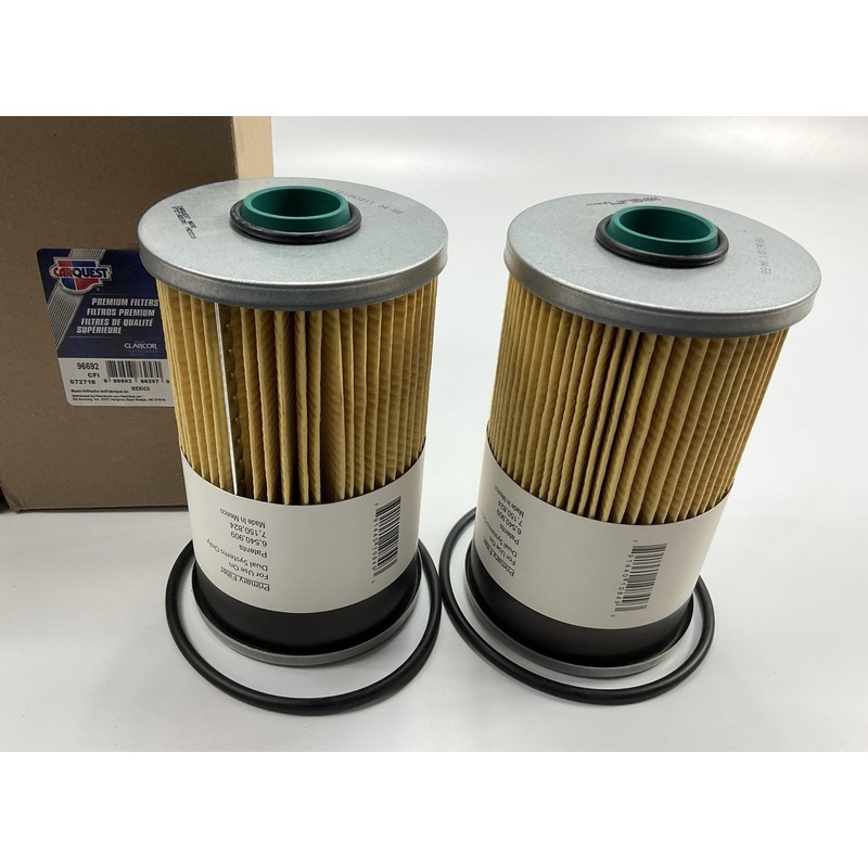 (2) Carquest 96692 Diesel Fuel Water Separator Filter - Baldwin PF46092