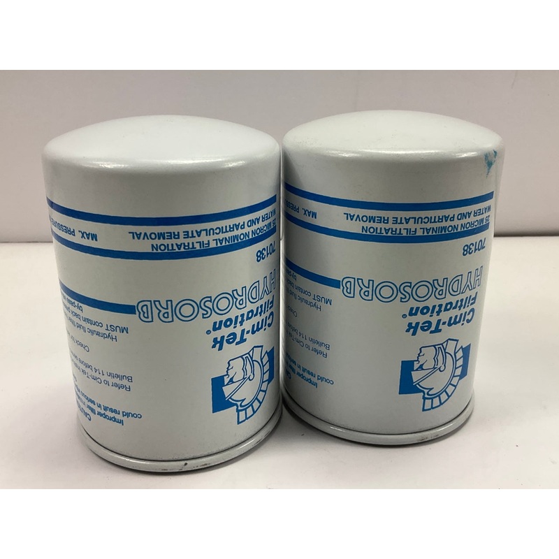(2) Cim-tek 70138 Fuel Dispenser Filters, 25 Micron