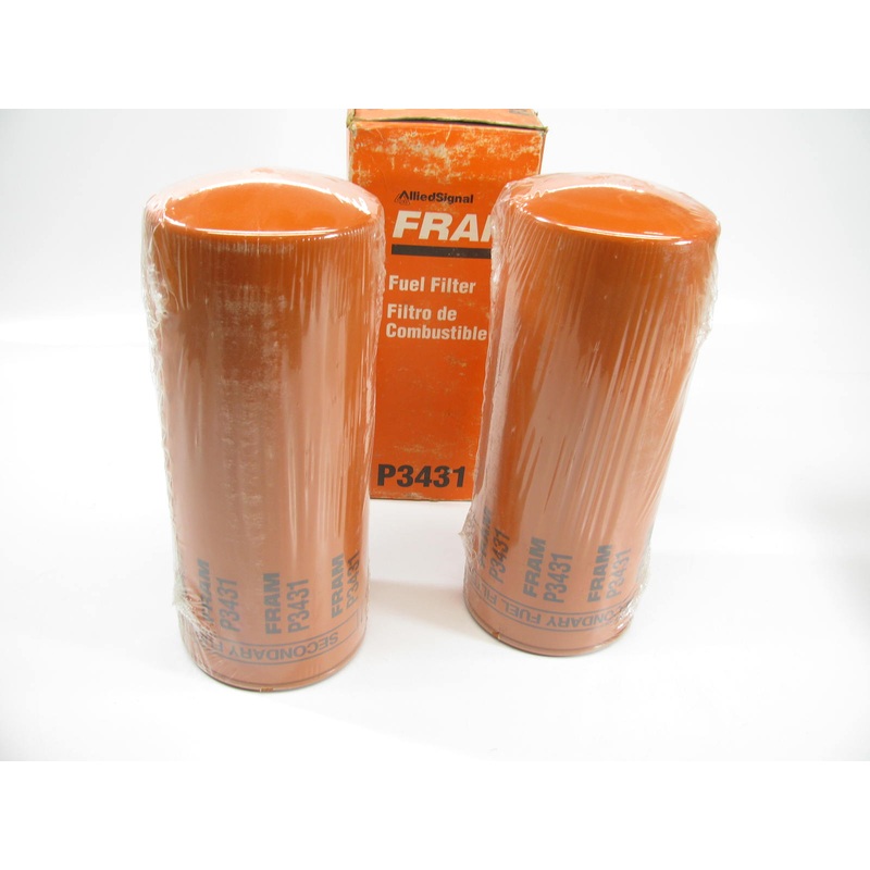 (2) Fram P3431 Fuel Filter Replaces 33216 F70150 FF955 FF5348 P559267 LFP431F
